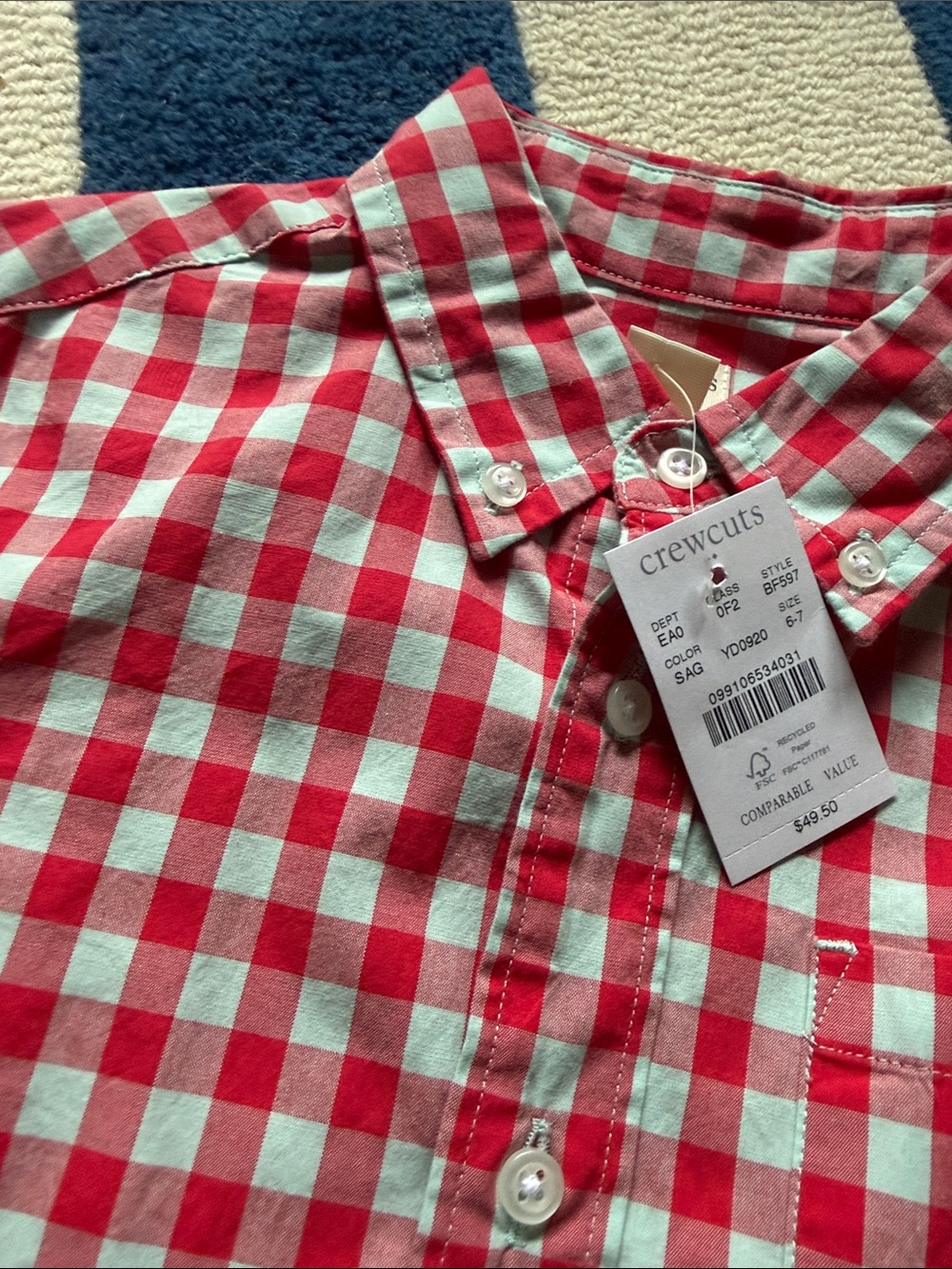 Crewcuts button down NEW - Picture 2 of 3